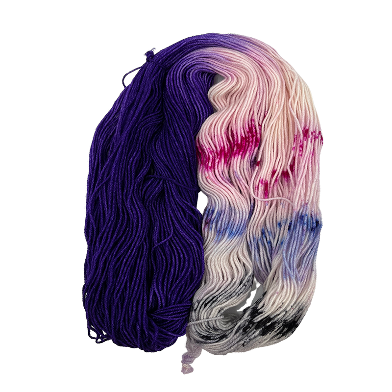 Jump in the Pool - Eggplant (sets of 3 skeins)