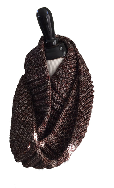 Stitch School Scarf (2 sks Serenity Worsted Wrought Iron + pattern)