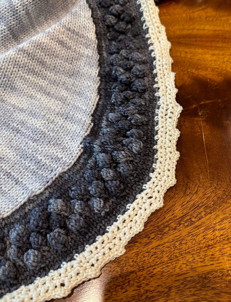 Pebbles in a Creek Shawl Kit (yarn only & free pattern)
